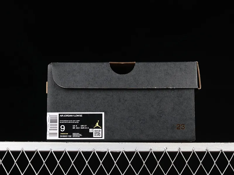 All categories Air Jordan Jordan series basketball shoes Air Jordan 1 Low G version pure original Air Jordan 1 Low "Light Curry" AJ1 Joe 1 Ugly Duckling low-top basketball shoes DH6931-102